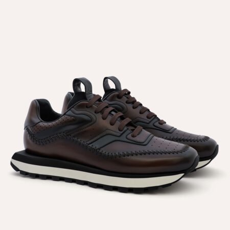 FAST TRACK CALFSKIN SNEAKER