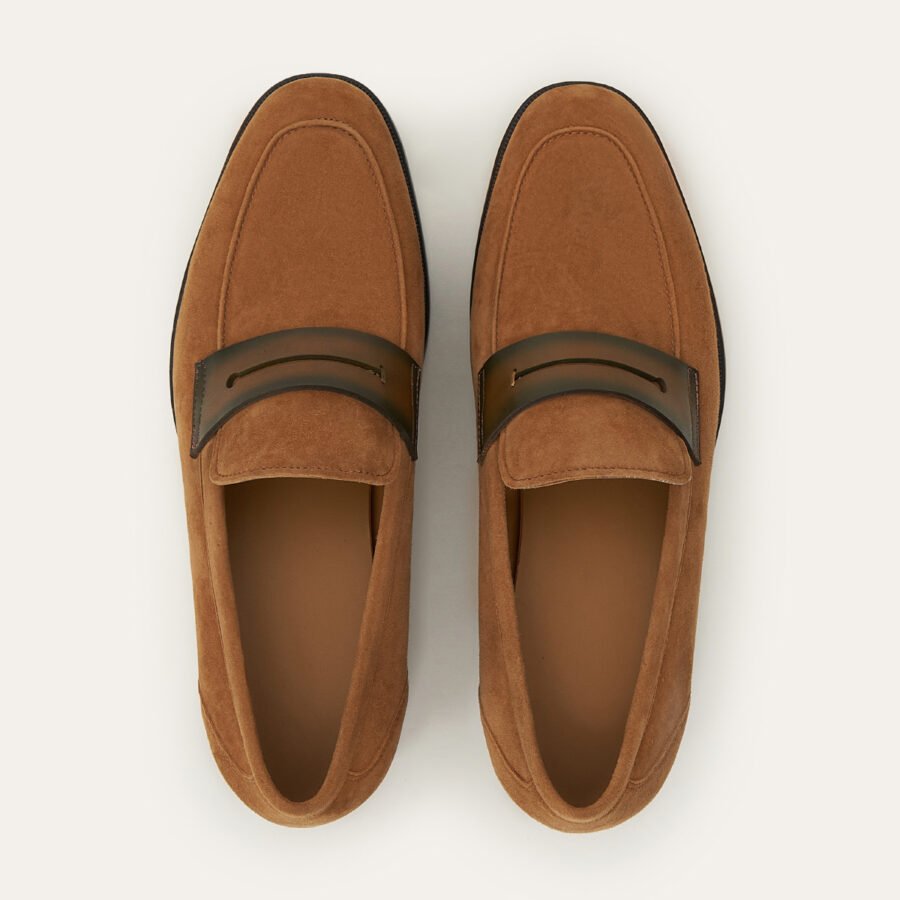 SUEDE LOAFER WITH DYEING - Image 2