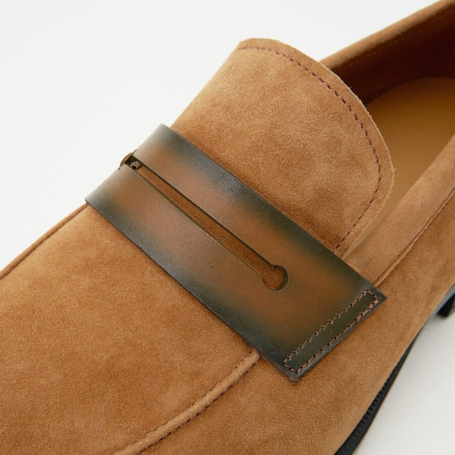 SUEDE LOAFER WITH DYEING - Image 9